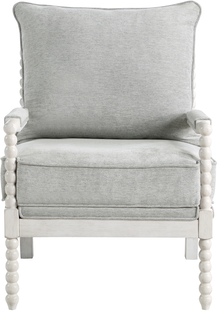 Etchern Gray Accent Chair - Thumbnail - Image 4