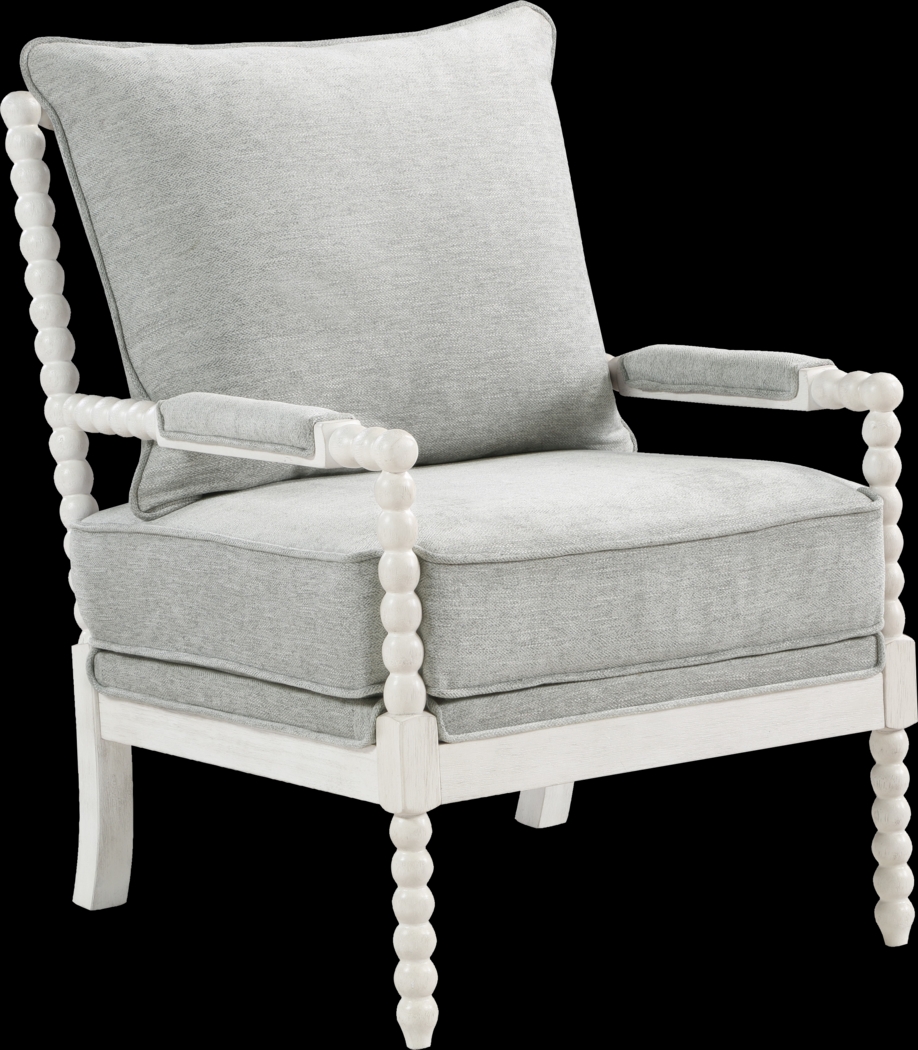 Etchern Gray Accent Chair - Thumbnail - Image 1