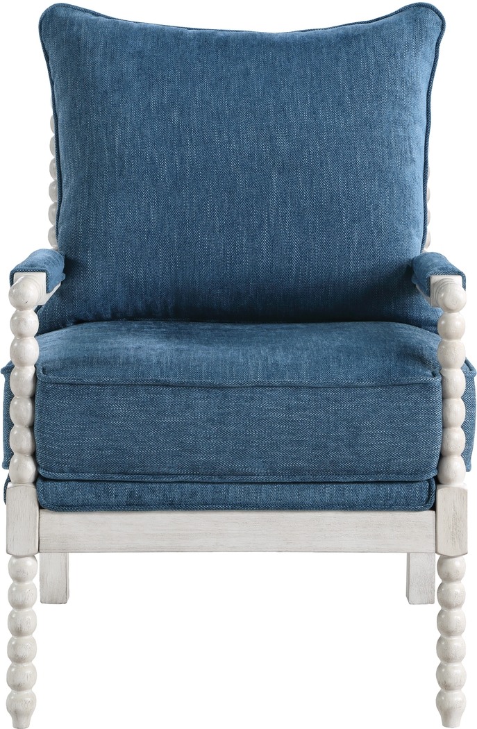 Etchern Navy Accent Chair - Thumbnail - Image 5