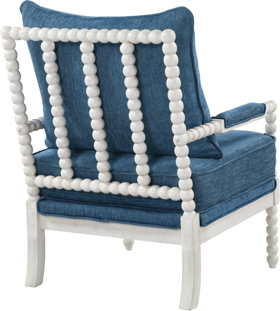 Etchern Navy Accent Chair - Thumbnail - Image 6