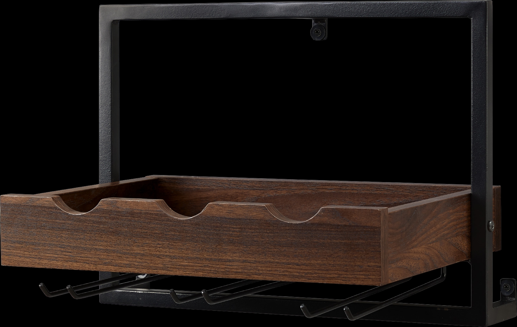 Ethelbert Walnut Wine Rack - Thumbnail - Image 3