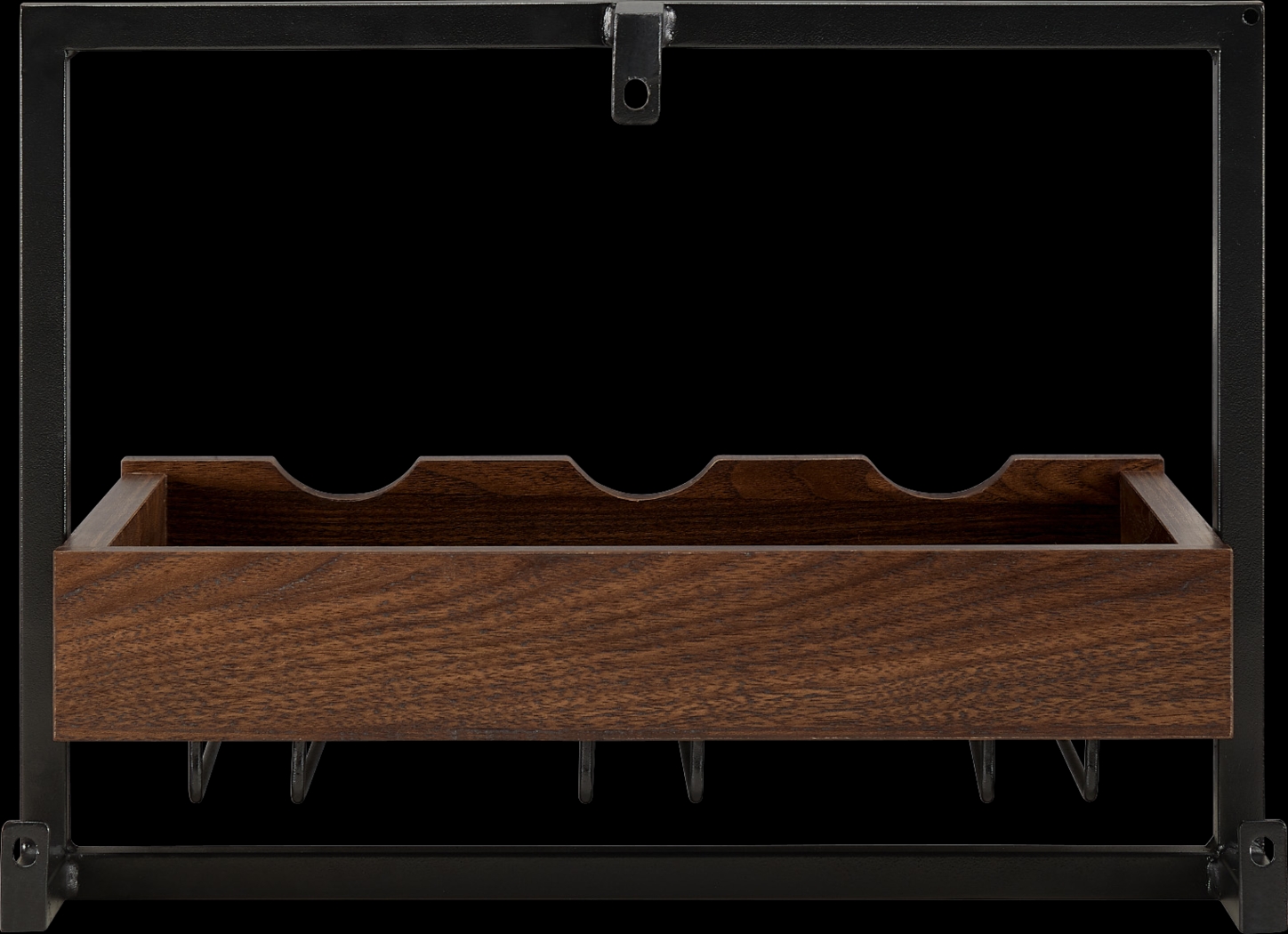 Ethelbert Walnut Wine Rack - Thumbnail - Image 4