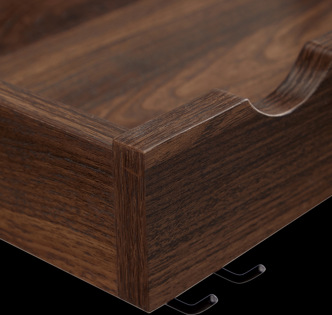 Ethelbert Walnut Wine Rack - Thumbnail - Image 5