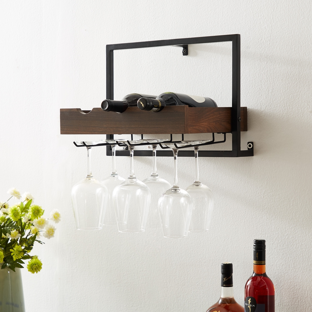 Ethelbert Walnut Wine Rack - Thumbnail - Image 6