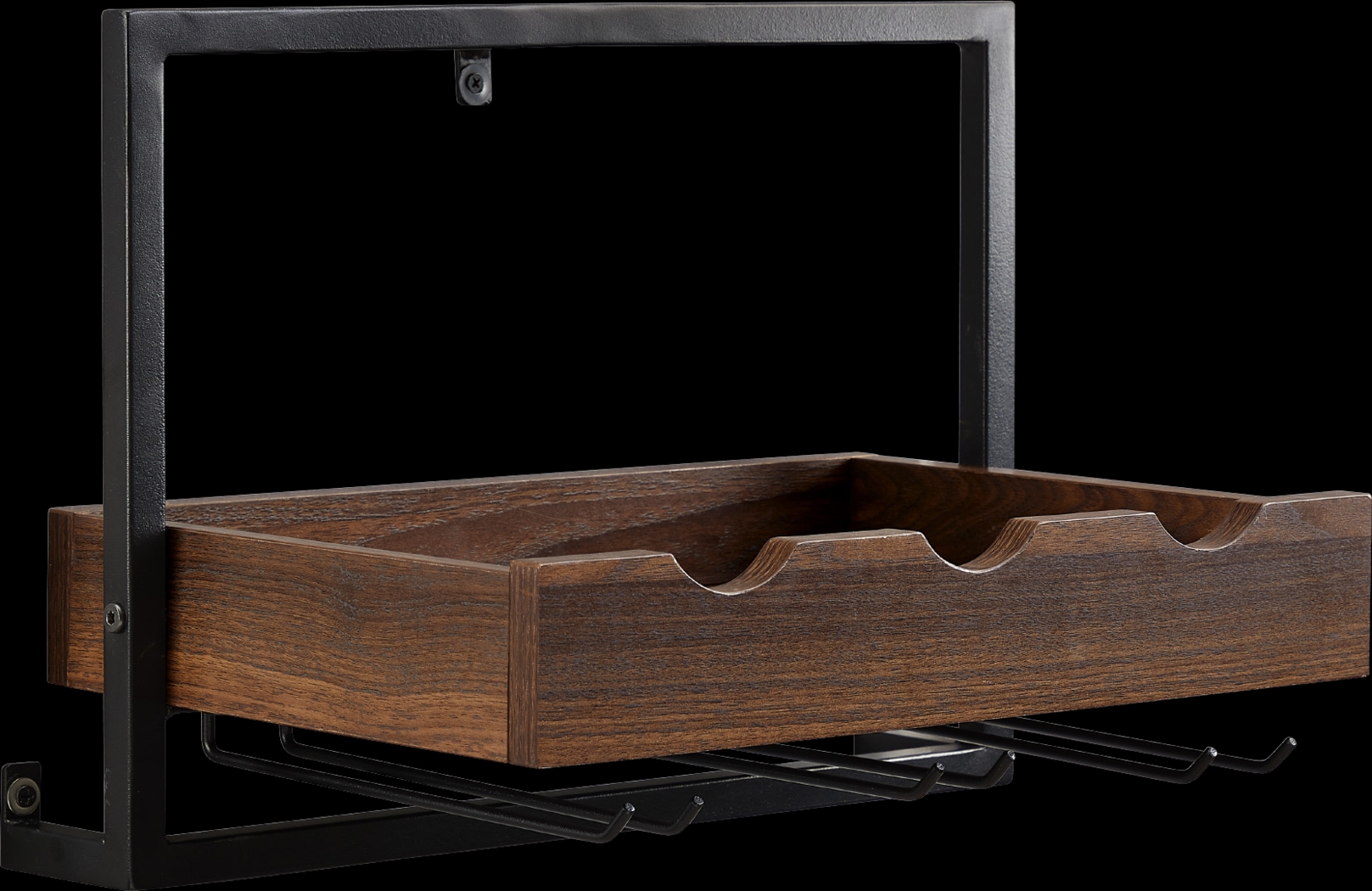 Ethelbert Walnut Wine Rack - Thumbnail - Image 1