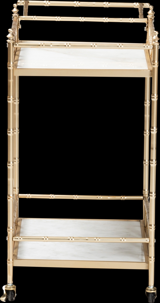 Ethelyn Gold Bar Cart - Thumbnail - Image 5