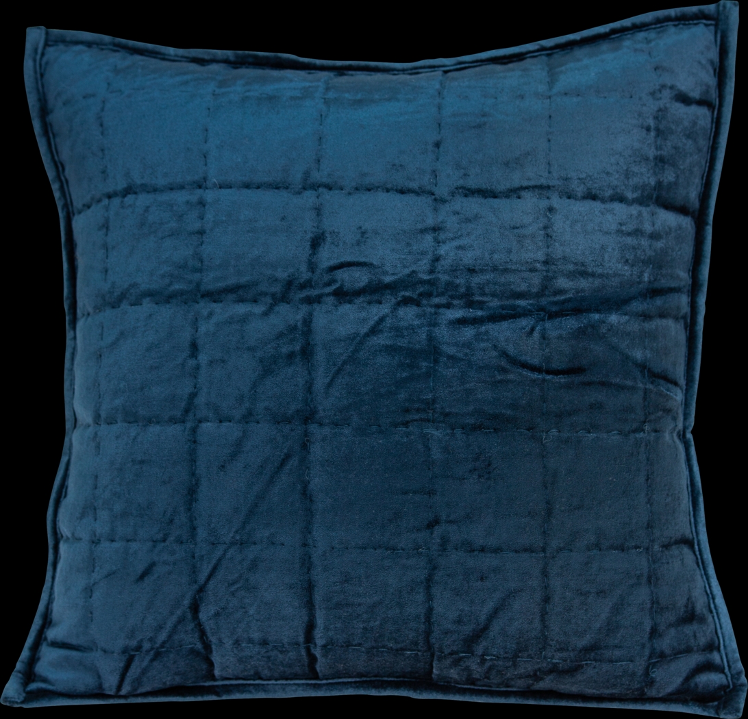 Ethelyn Navy Accent Pillow - Thumbnail - Image 1
