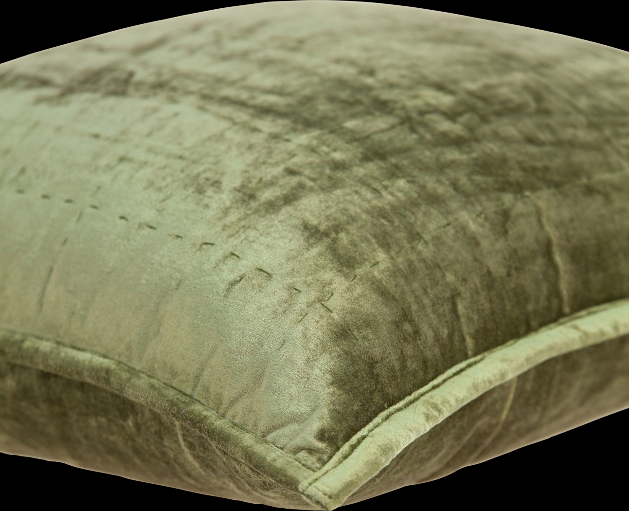 Ethelyn Olive Accent Pillow - Thumbnail - Image 4