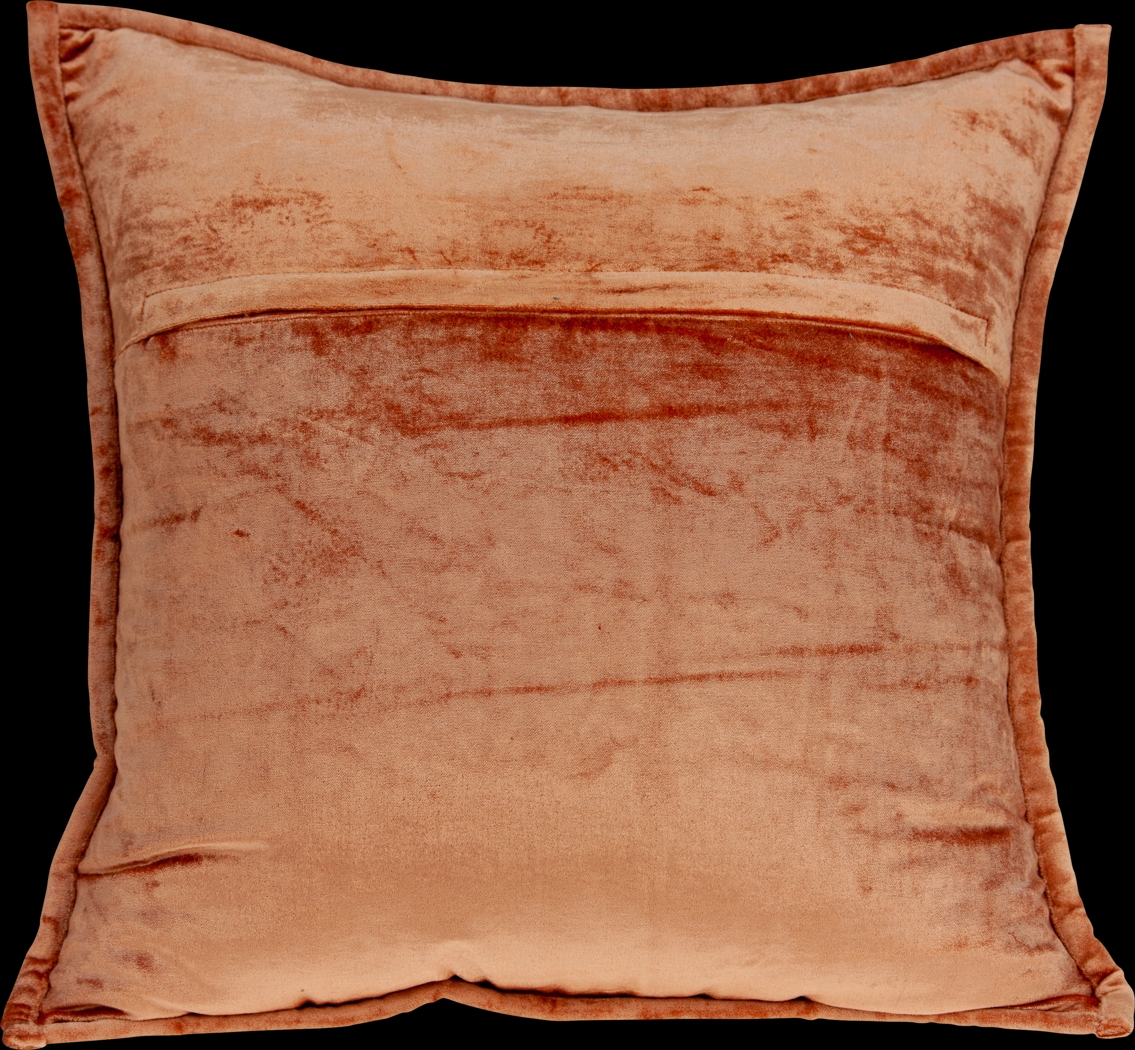 Ethelyn Orange Accent Pillow - Thumbnail - Image 2