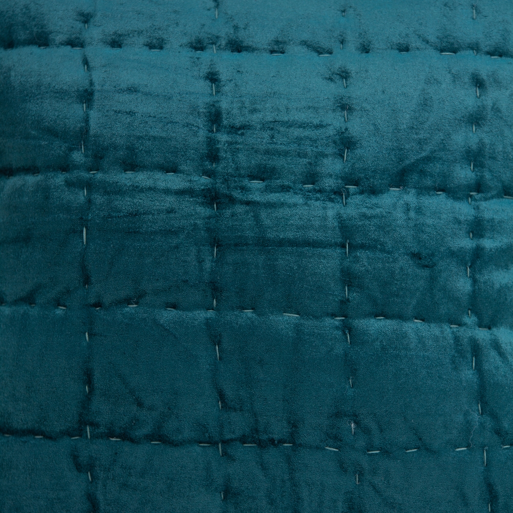 Ethelyn Teal Accent Pillow - Thumbnail - Image 5