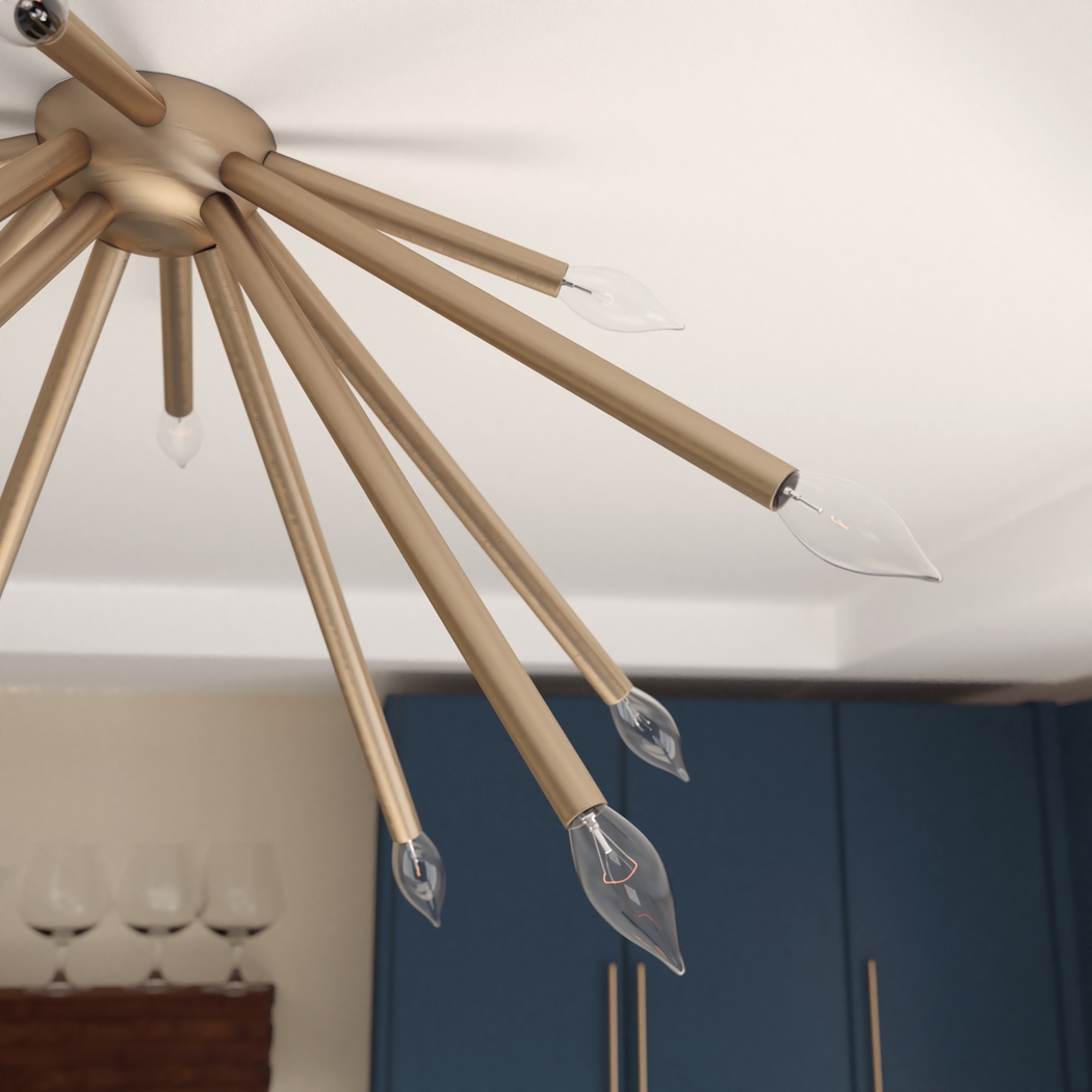 Ethlyn Brass Chandelier - Thumbnail - Image 3