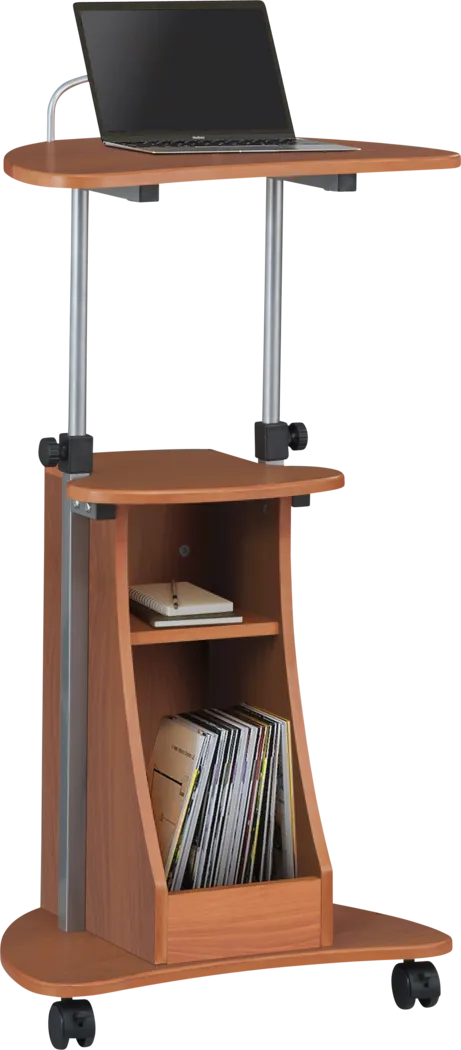 Etrea Brown Laptop Cart - Thumbnail - Image 3