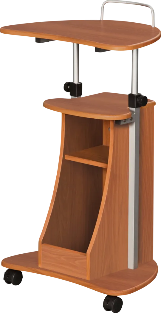 Etrea Brown Laptop Cart - Thumbnail - Image 6