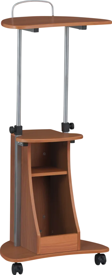 Etrea Brown Laptop Cart - Thumbnail - Image 1