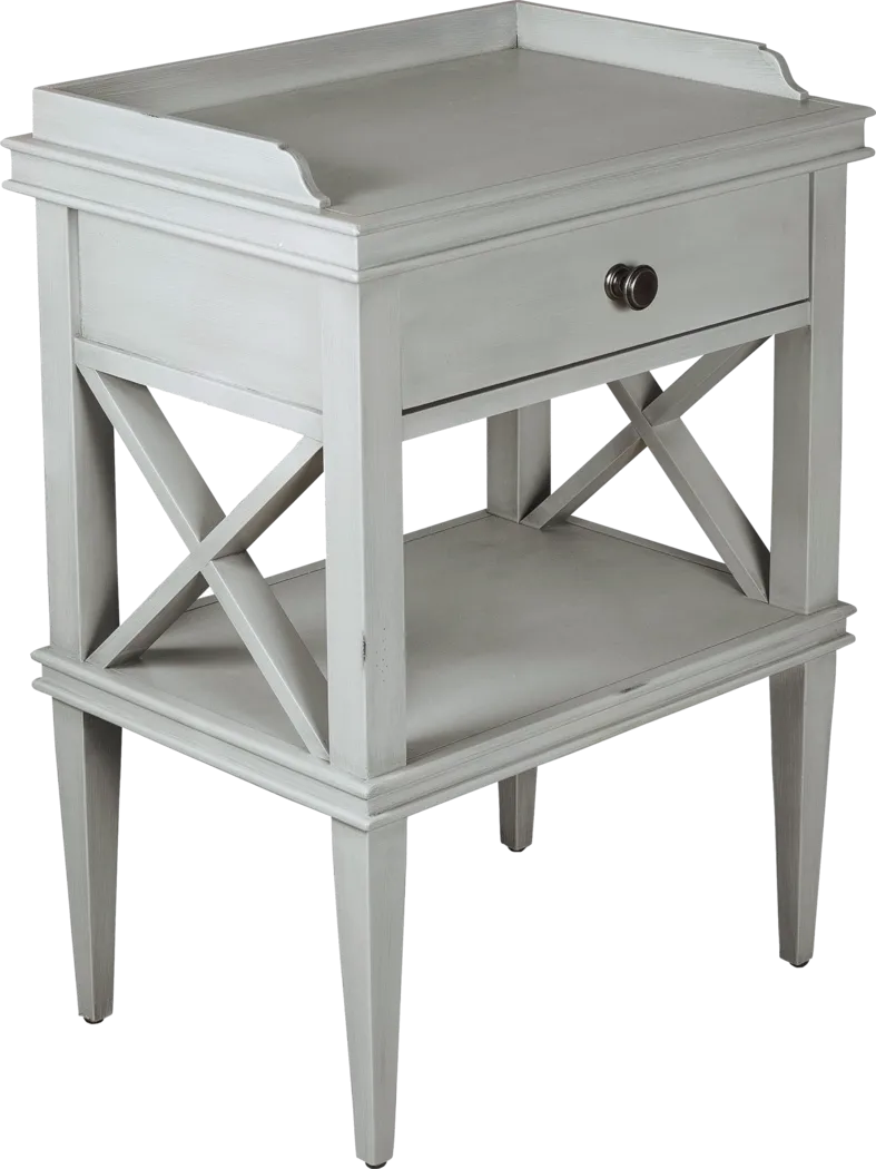 Etta Gray Accent Table - Thumbnail - Image 2