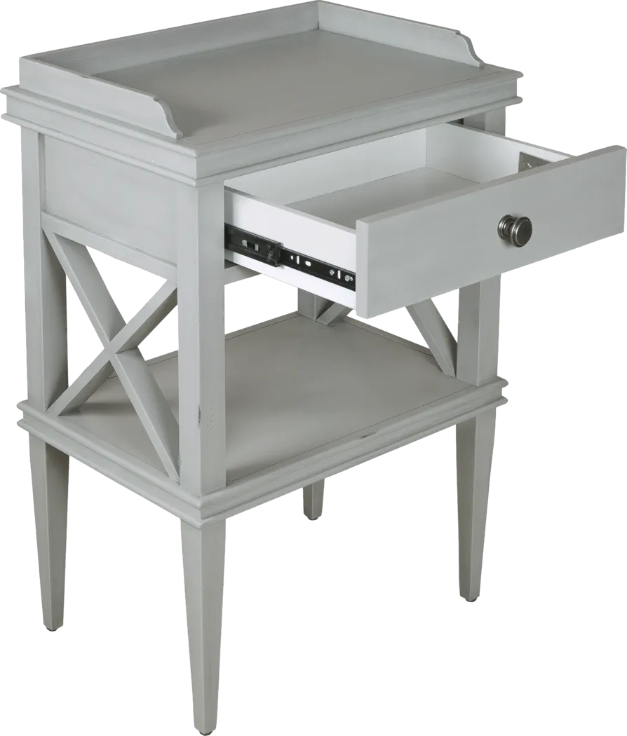 Etta Gray Accent Table - Thumbnail - Image 3