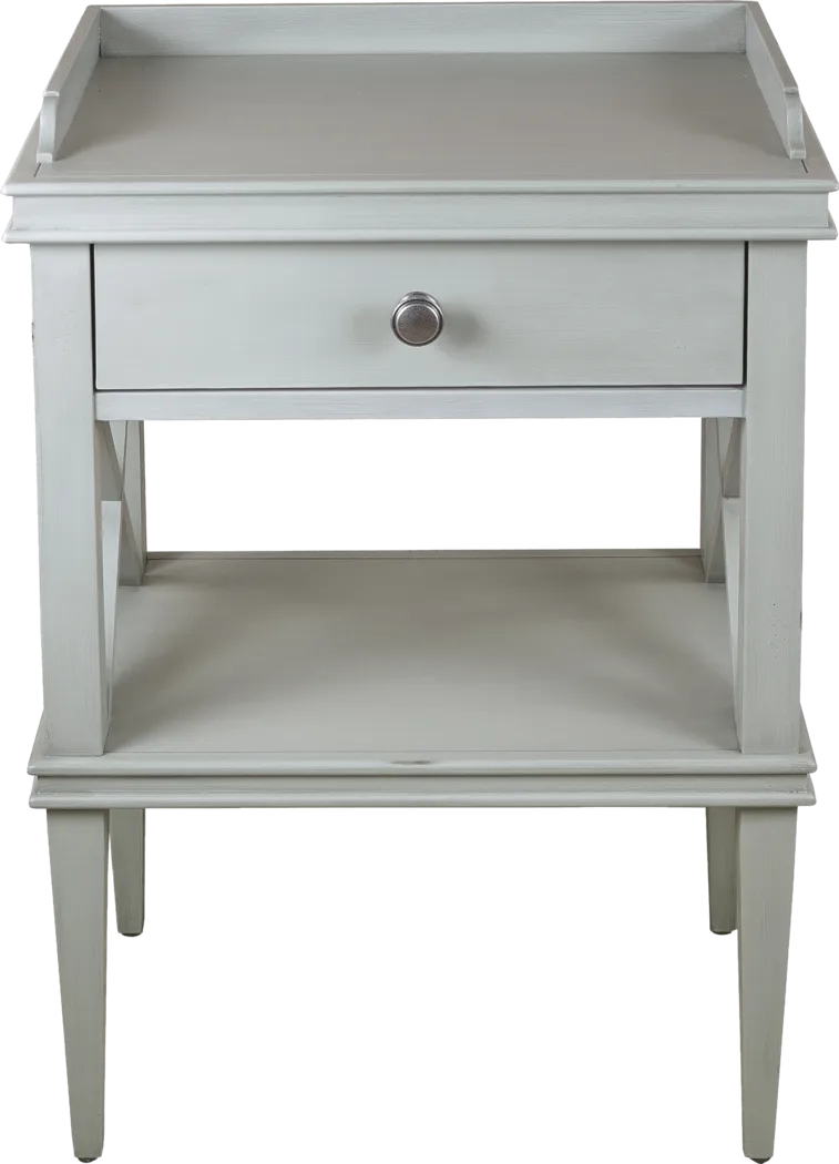 Etta Gray Accent Table - Thumbnail - Image 1