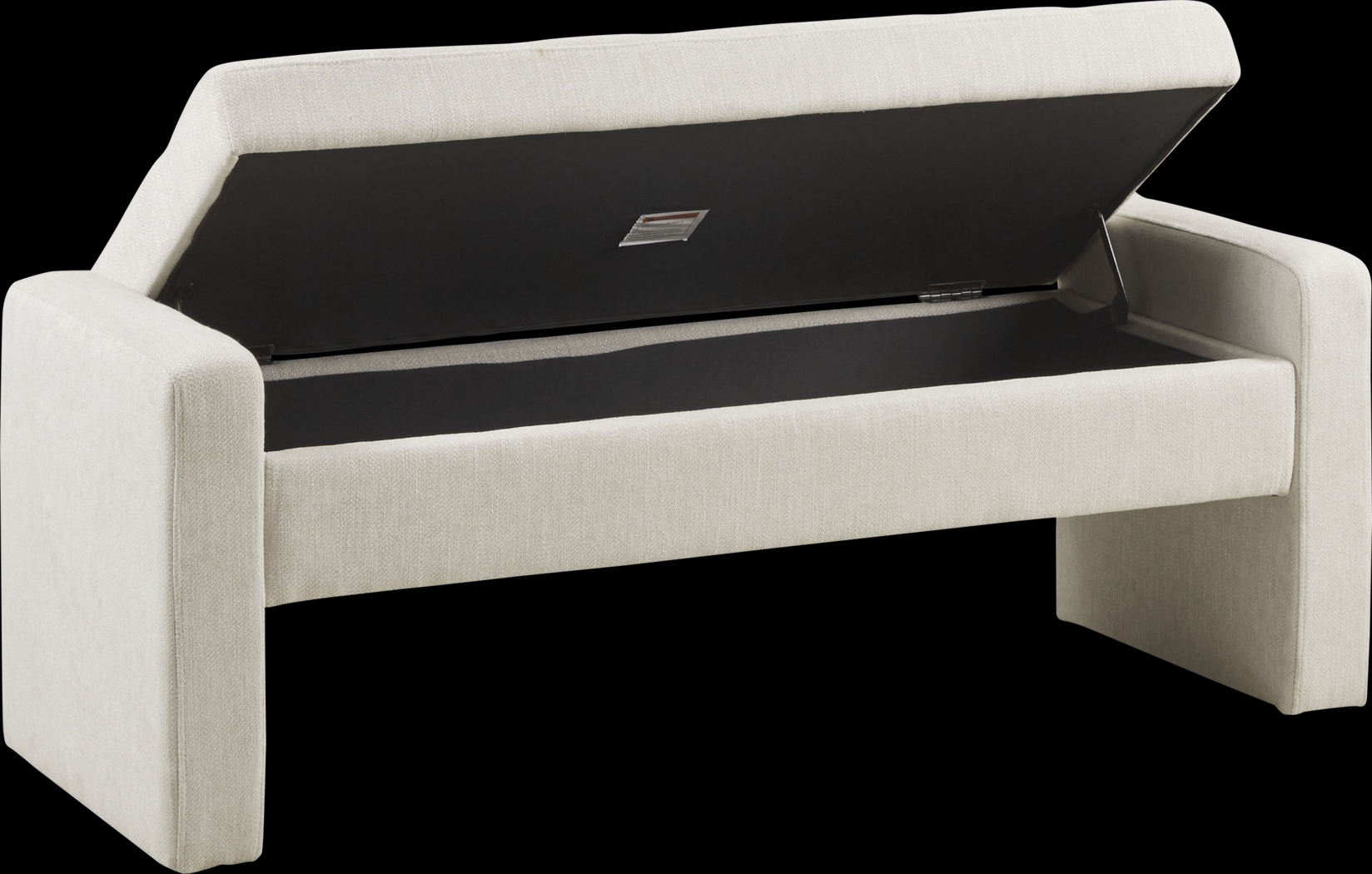 Etton Beige Storage Bench - Thumbnail - Image 3