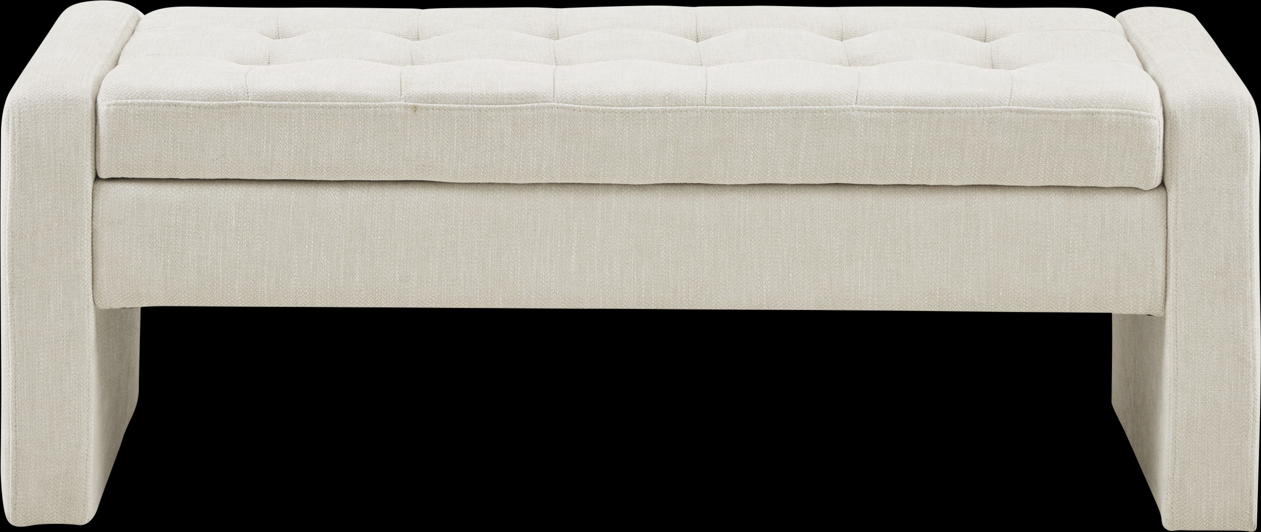 Etton Beige Storage Bench - Thumbnail - Image 5