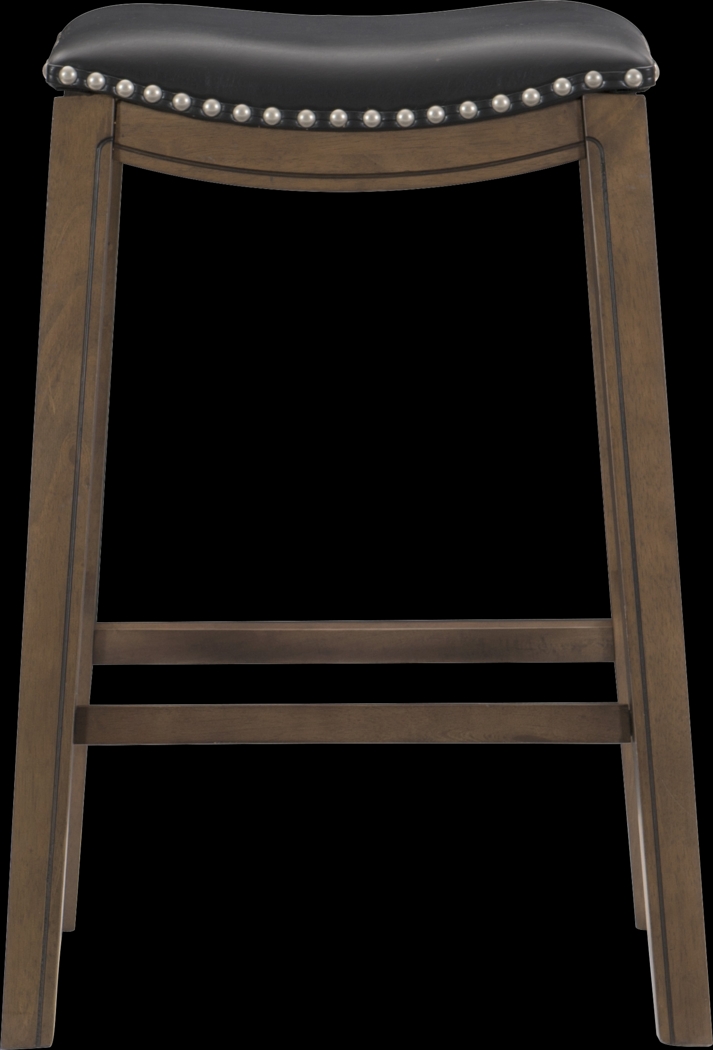 Etton Black Barstool - Thumbnail - Image 2