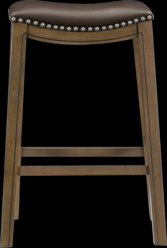 Etton Brown Barstool - Thumbnail - Image 2