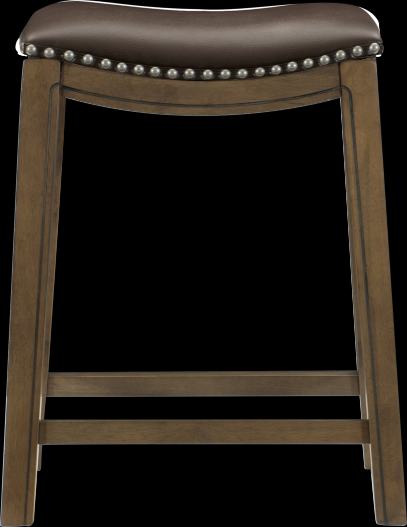 Etton Brown Counter Height Stool - Thumbnail - Image 2