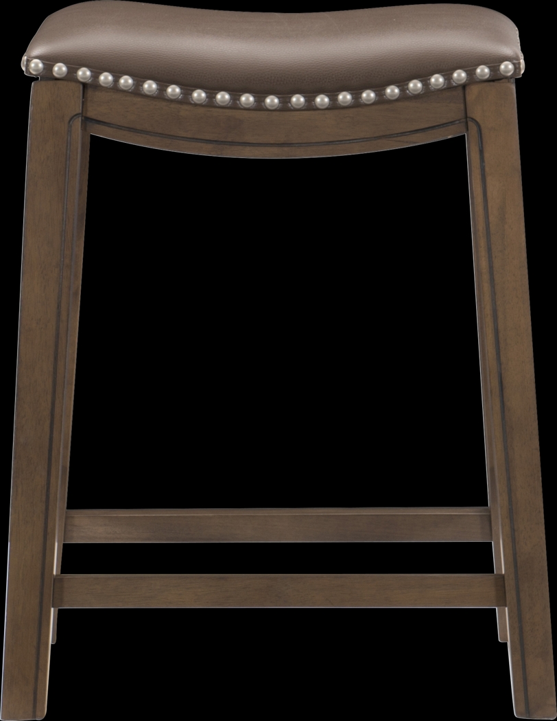 Etton Brown Counter Height Stool - Thumbnail - Image 3