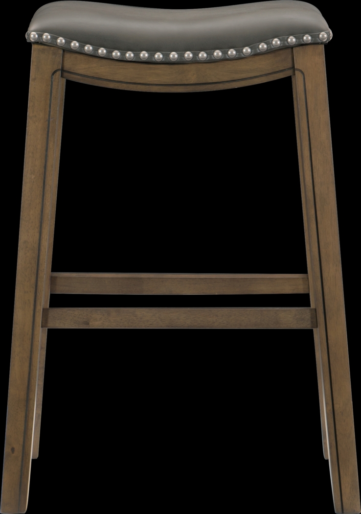 Etton Gray Bar Stool - Thumbnail - Image 2