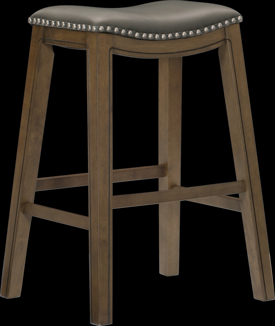 Etton Gray Bar Stool - Thumbnail - Image 1