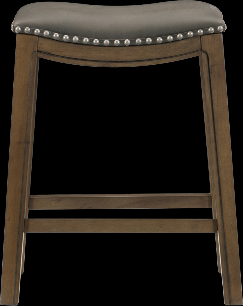 Etton Gray Counter Height Stool - Thumbnail - Image 2