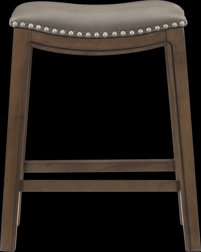 Etton Gray Counter Height Stool - Thumbnail - Image 3