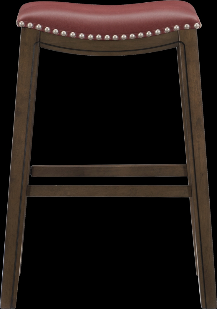 Etton Red Barstool - Thumbnail - Image 3