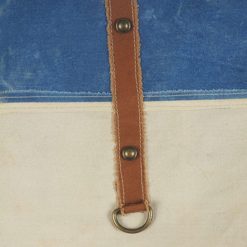 Eucali Blue/Cream Accent Chair - Thumbnail - Image 10