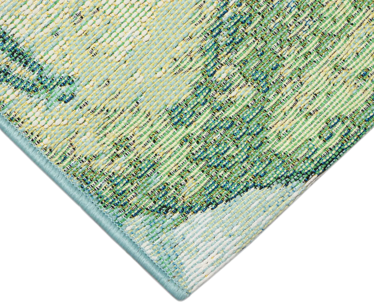Eucapas Green 7'10 x 9'10 Indoor/Outdoor Rug - Thumbnail - Image 3
