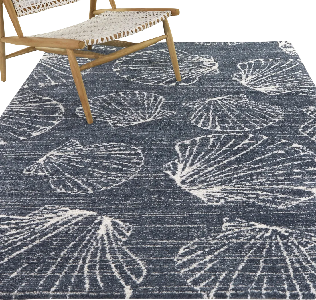 Euclade Blue 5'3 x 7' Rug - Thumbnail - Image 5