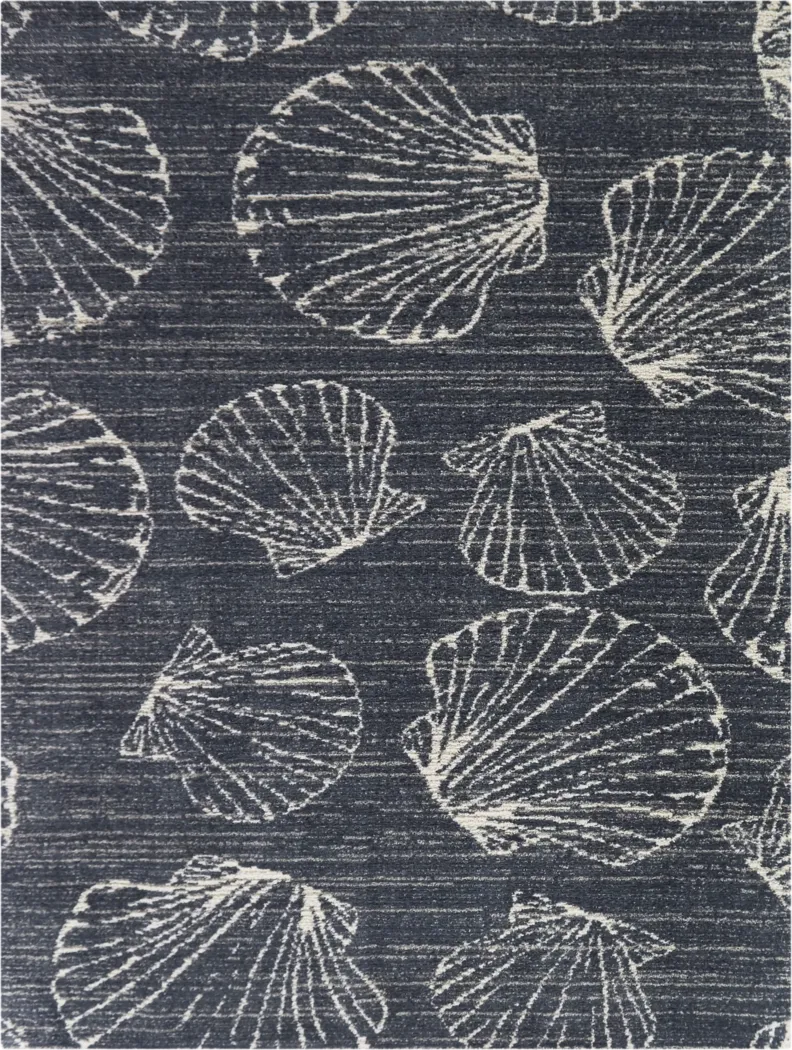 Euclade Blue 5'3 x 7' Rug - Thumbnail - Image 1