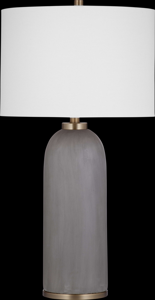 Eunice Cave Gray Lamp - Thumbnail - Image 1