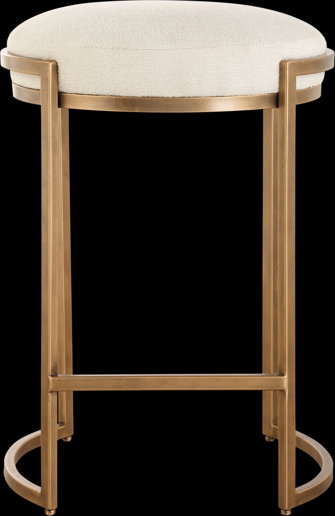 Eunji Gold Counter Stool - Thumbnail - Image 2