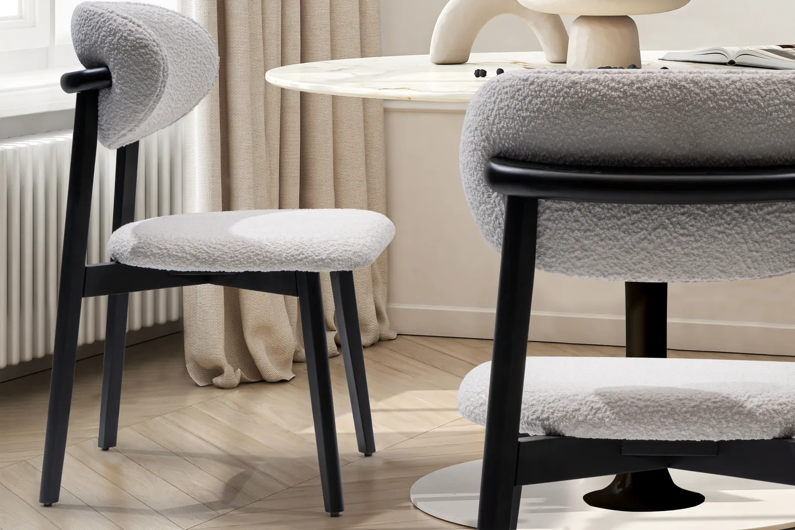 Euphony Black Side Chair, Set of 2 - Thumbnail - Image 7