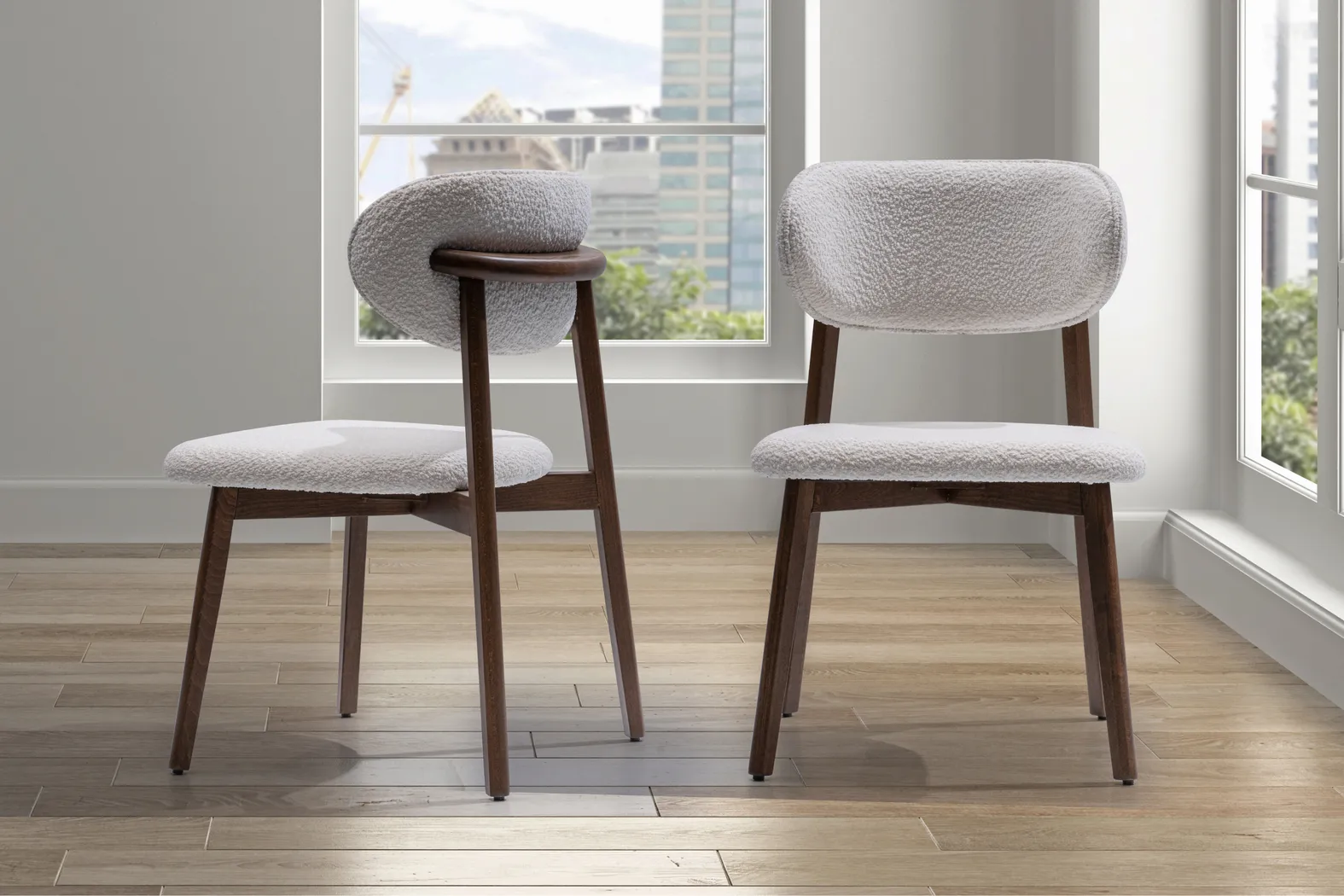 Euphony Brown Side Chair, Set of 2 - Thumbnail - Image 2