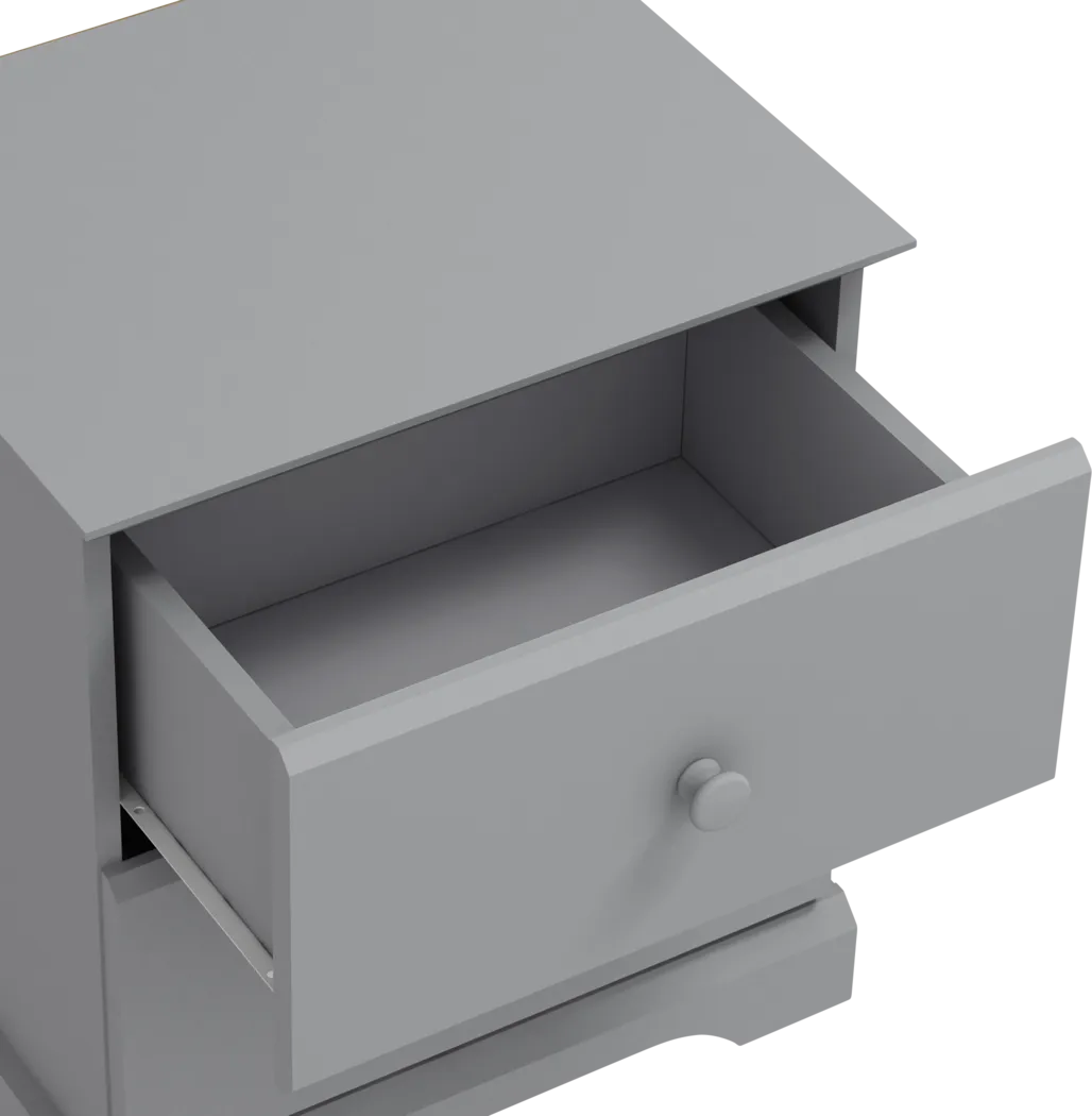 Euphro Gray Nightstand - Thumbnail - Image 6