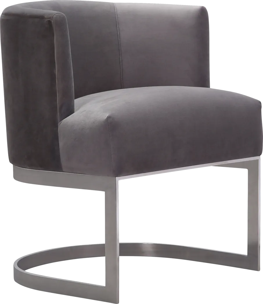 Eva Gray Accent Chair - Thumbnail - Image 1