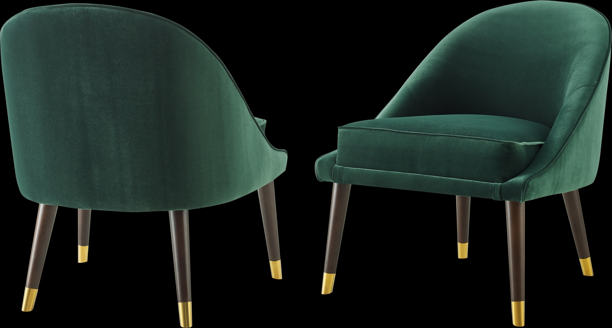 Evadean Emerald Accent Chair - Thumbnail - Image 3