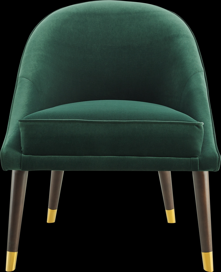 Evadean Emerald Accent Chair - Thumbnail - Image 1
