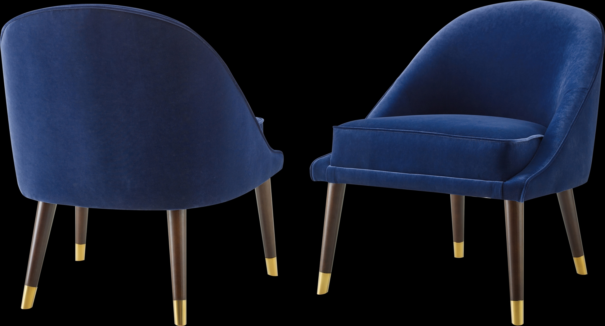 Evadean Sapphire Accent Chair - Thumbnail - Image 3
