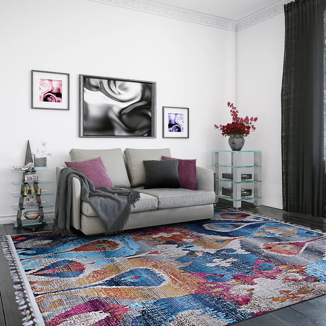Evalyne Multi 7'10 x 10'7 Rug - Thumbnail - Image 4