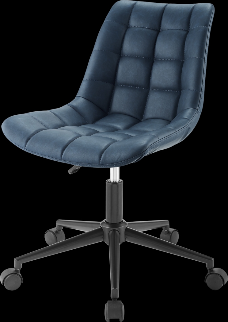 Evamay Navy Desk Chair - Thumbnail - Image 3