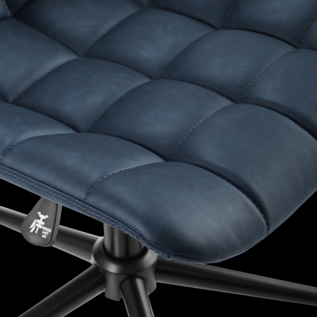 Evamay Navy Desk Chair - Thumbnail - Image 5