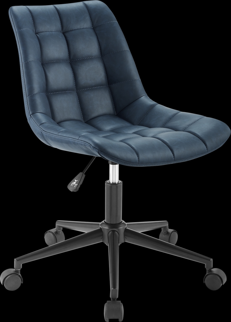 Evamay Navy Desk Chair - Thumbnail - Image 1