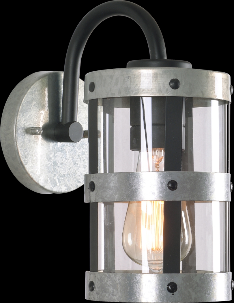 Evancho Silver Outdoor Wall Sconce - Thumbnail - Image 1